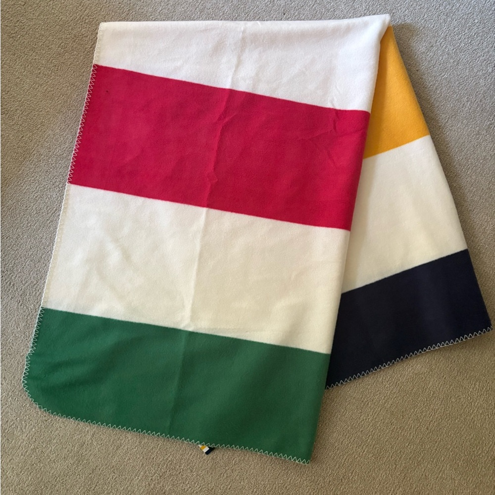 Hudson Bay Striped Blanket Fleece